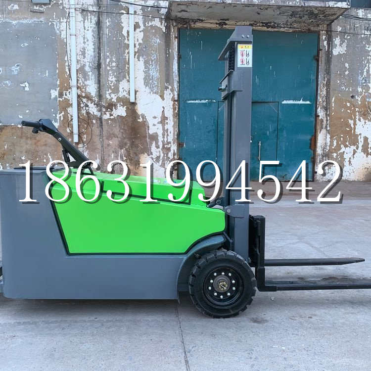 磁县小型电动叉车1吨2吨步行站驾式电瓶堆高充电装卸车液压升降车铲车